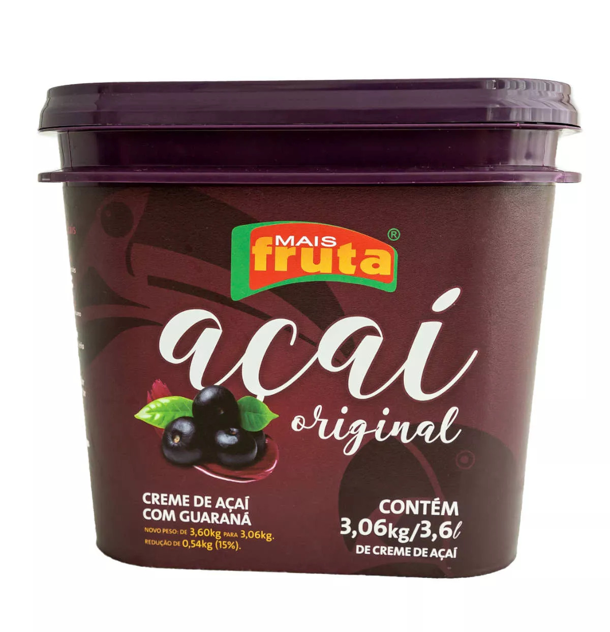 We have various sized tubs of pure acai available, depending on the size of your freezer We have various sized tubs of pure acai available, depending on the size of your freezer